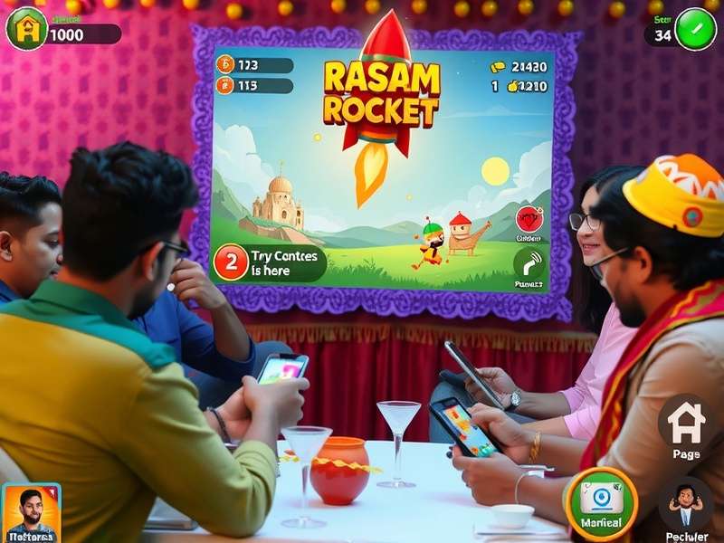Rasam Rocket community event with Indian players