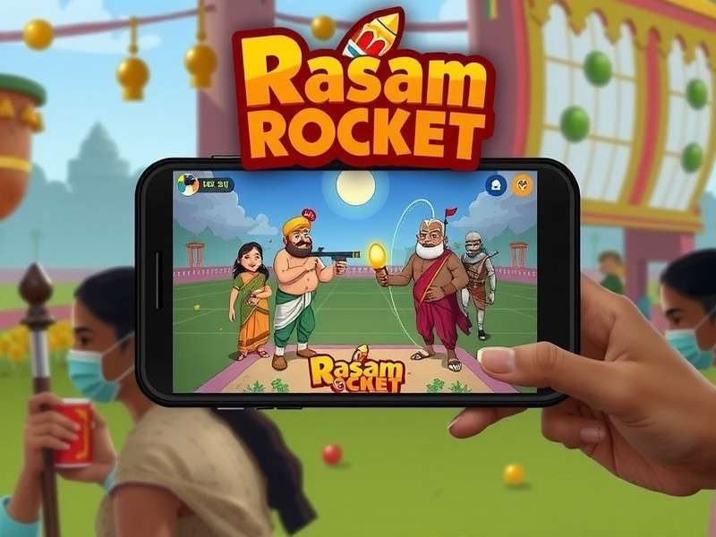 Indian players enjoying Rasam Rocket on mobile devices